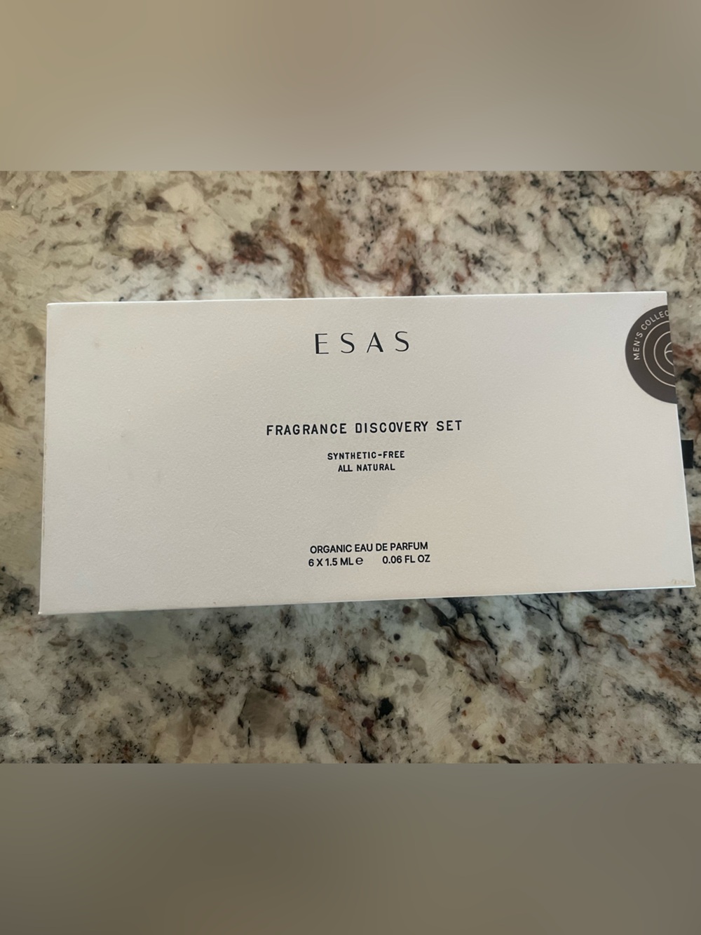 Esas fragrance discovery set. Men’s collection. Sealed in box.